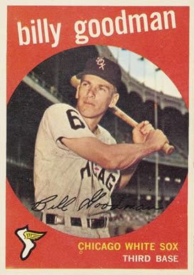 Billy Goodman 1959 Topps Billy Goodman 103 Baseball Card Value Price Guide