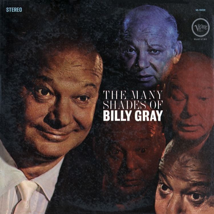 Billy Gray (comedian) Vintage Standup Comedy Billy Gray Many Shades Of Billy Gray 1961
