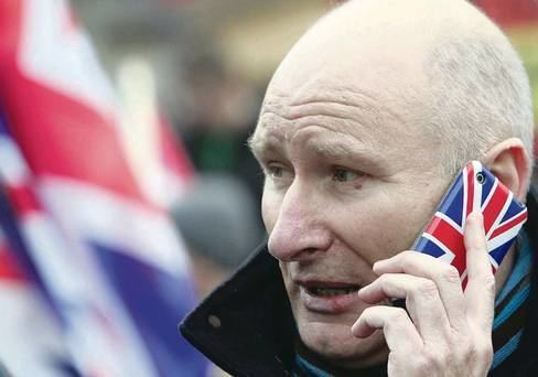 Billy Hutchinson PUP leader Billy Hutchinson Treating loyalists like white