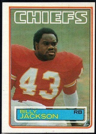 Billy Jackson (American football) Amazoncom Football NFL 1983 Topps 288 Billy Jackson DP Chiefs