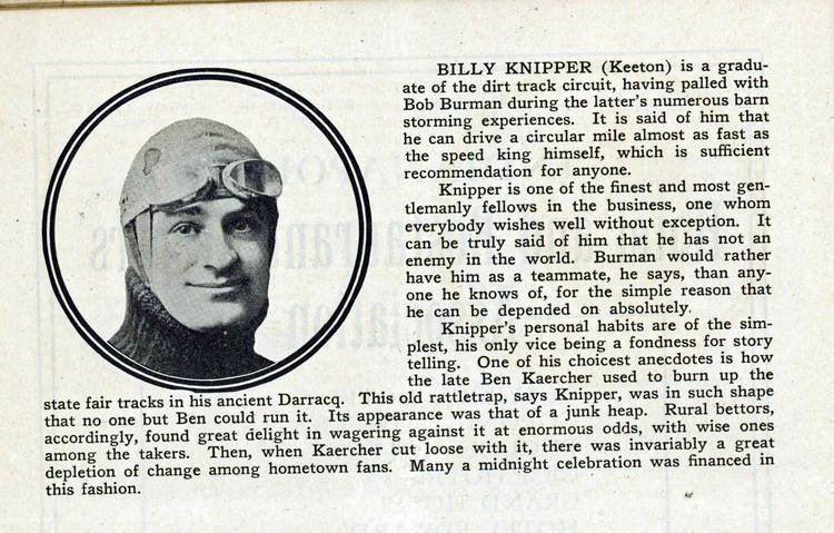 Billy Knipper Vanderbilt Cup Races Blog Driver Profile Billy Knipper Winner