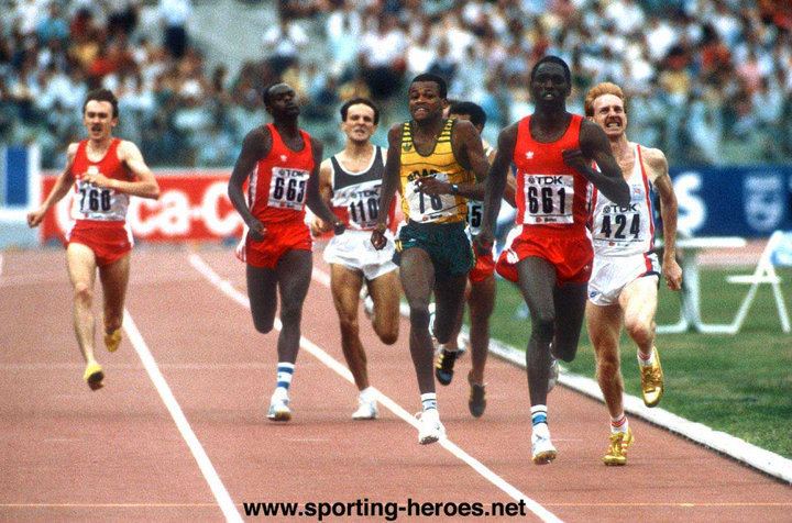 Billy Konchellah Billy KONCHELLAH 1987 and 1991 World Athletics 800m Champion Kenya