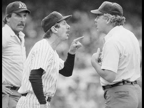 Billy Martin Billy Martins last ejection and interview YouTube