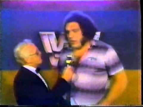Billy Red Lyons Billy Red Lyons interviews Andre the Giant 1984 YouTube