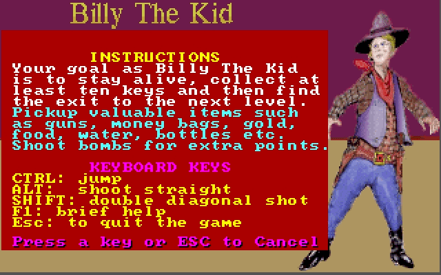 Billy the Kid Returns Download Billy the Kid Returns DOS Games Archive