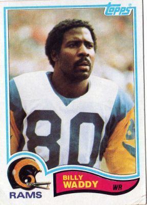 Billy Waddy LOS ANGELES RAMS Billy Waddy 387 TOPPS 1982 NFL American Football Card