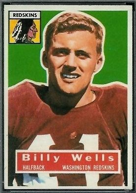Billy Wells (American football) wwwfootballcardgallerycom1956Topps97BillyWe