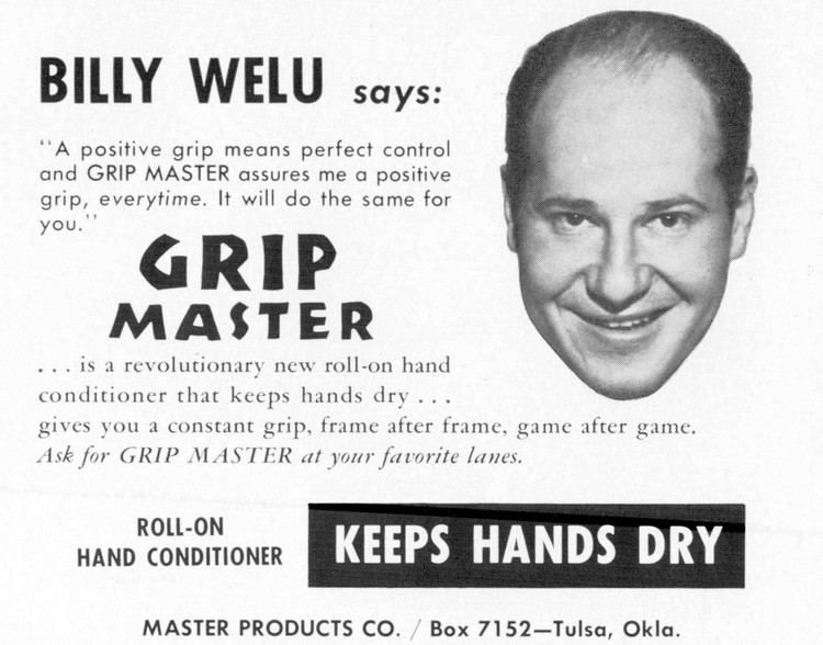 Billy Welu Billy Welu for Grip Master 1963 Dr Jakes Bowling History Blog