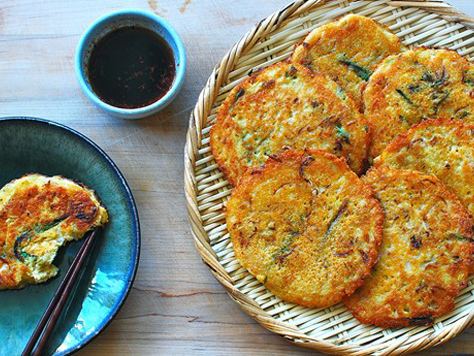 Bindae-tteok NokdujeonBindaetteok Savory Mung Bean Pancakes Korean Food