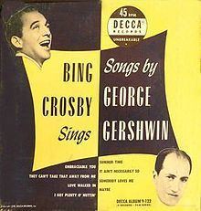 Bing Crosby Sings Songs by George Gershwin httpsuploadwikimediaorgwikipediaenthumbd