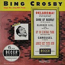 Bing Crosby Sings the Song Hits from Broadway Shows httpsuploadwikimediaorgwikipediaenthumbe