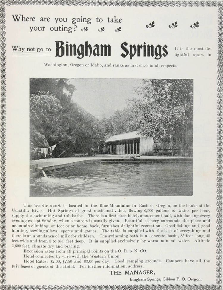 Bingham Springs, Oregon