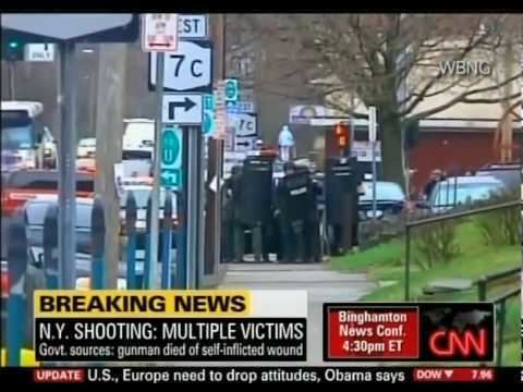 Binghamton shootings CNN Binghamton New York Shooting YouTube