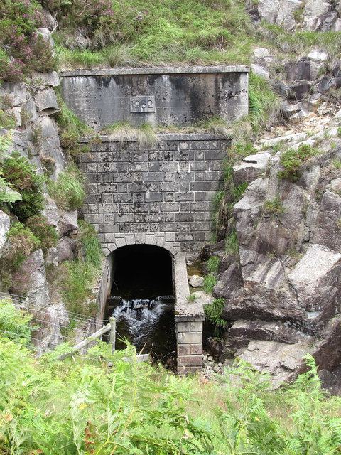 Binnian Tunnel Water emerging from the Binnian Tunnel Eric Jones Geograph Ireland