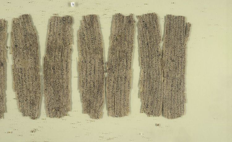 Birch bark manuscript