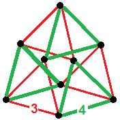 Birectified 16-cell honeycomb