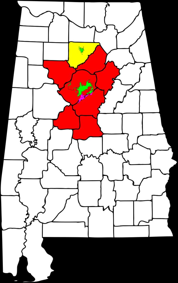 Birmingham metropolitan area, Alabama