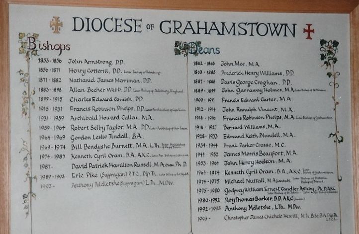 Bishop of Grahamstown