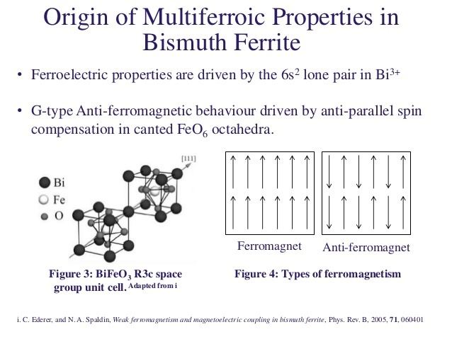 Bismuth ferrite Electrical Characterisation of NonStoichiometric Bismuth Ferrite Bi1