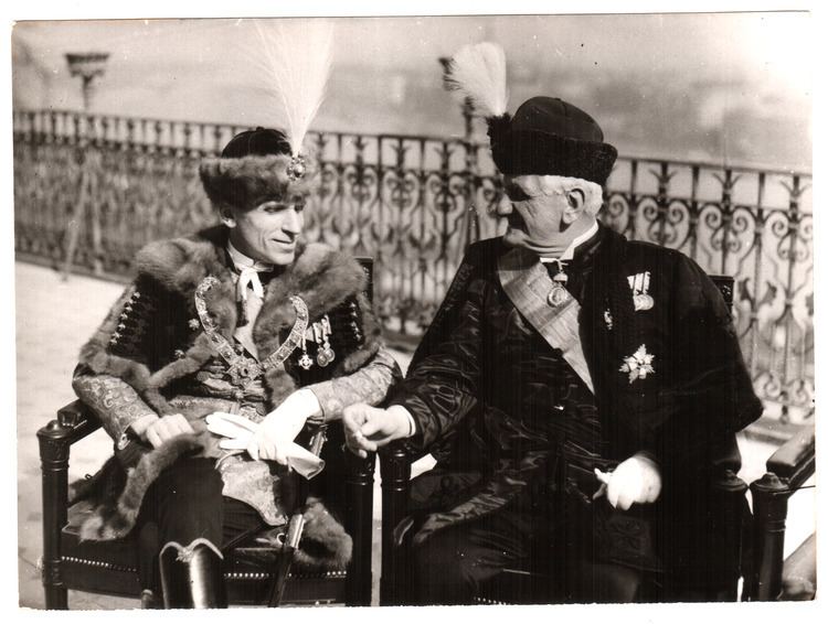Béla Imrédy FileKlmn Knya and Bla Imrdy on the terrace of the Sndor
