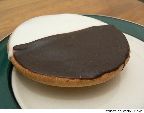 Black and white cookie I ate a 420 calorie black amp white cookie loseit