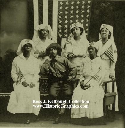 Black Cross Nurses American Flag Images