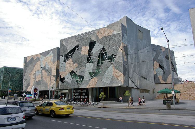 Black cube art museum