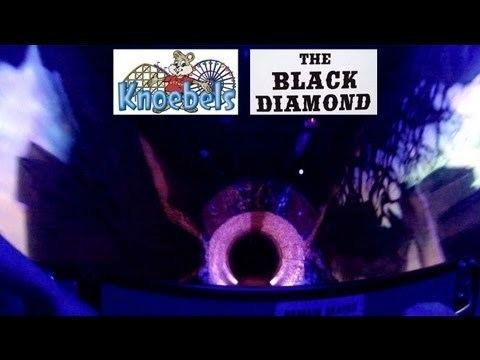 Black Diamond (roller coaster) Black Diamond POV HD Knoebels Amusement Resort Front Seat Dark Ride