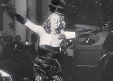 Black dress of Rita Hayworth