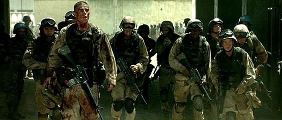 Black Hawk Down (film) movie scenes Black Hawk Down isn t the first Ridley Scott film focused on military themes The Duellists White Squall G I Jane and Gladiator join it 