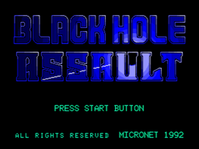 Black Hole Assault Play Blackhole Assault Sega CD online Play retro games online at