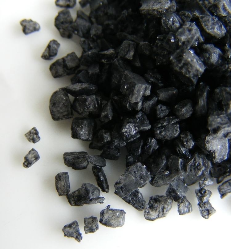 Black lava salt