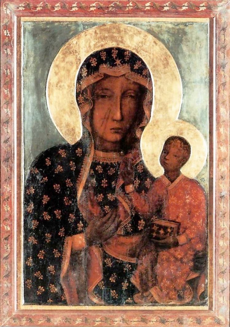 Black Madonna of Częstochowa FileOriginal Black Madonna of Czstochowajpg Wikimedia Commons