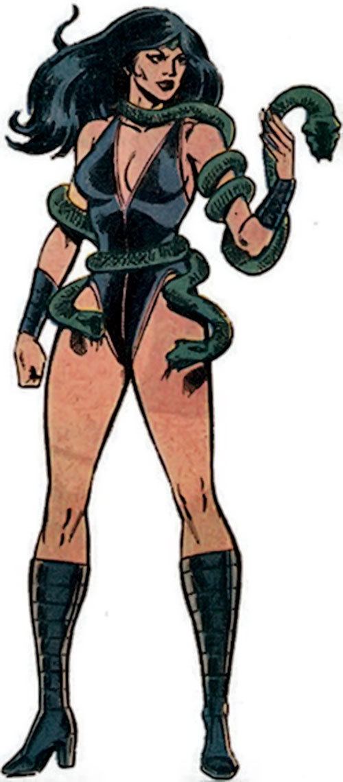 Black Mamba (comics) Black Mamba Marvel Comics Serpent Society BAD Girls Profile
