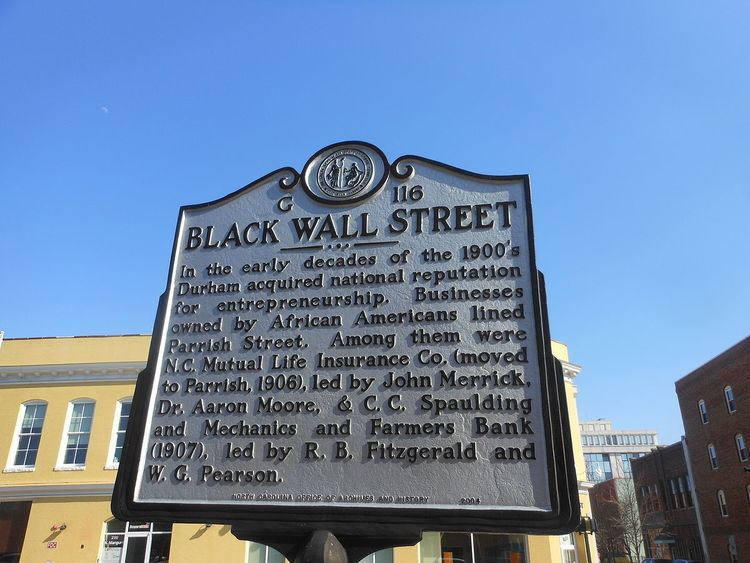 Black Wall Street (Durham, North Carolina) httpsuploadwikimediaorgwikipediacommonsthu