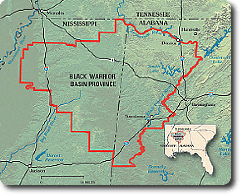 Black Warrior Basin Marshal Petroleum Areas of Operation Black Warrior Basin and