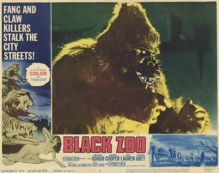 Black Zoo BLACK HOLE REVIEWS HORRORS OF THE BLACK ZOO 1963 a good Michael