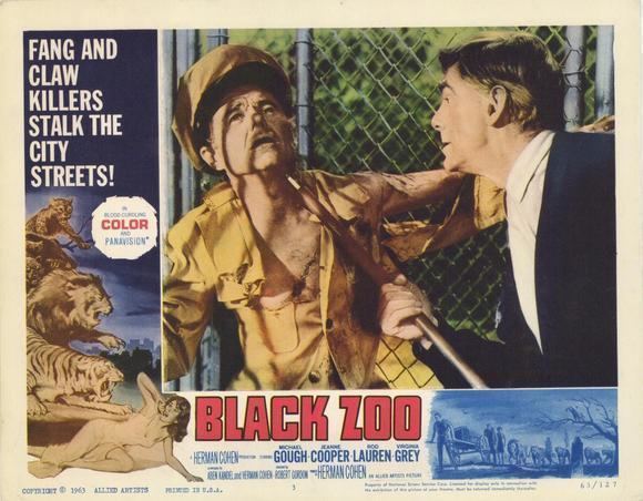 Black Zoo BLACK HOLE REVIEWS HORRORS OF THE BLACK ZOO 1963 a good Michael