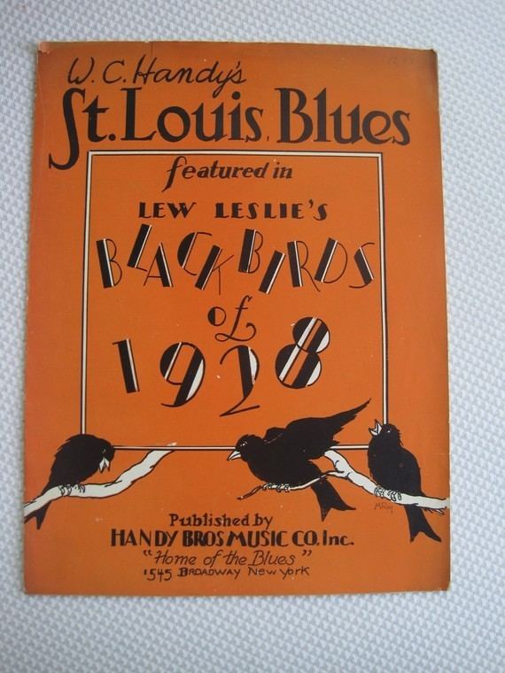 Blackbirds of 1928 1914 St Louis Blues from Lew Leslie39s Blackbirds by corrnucopia