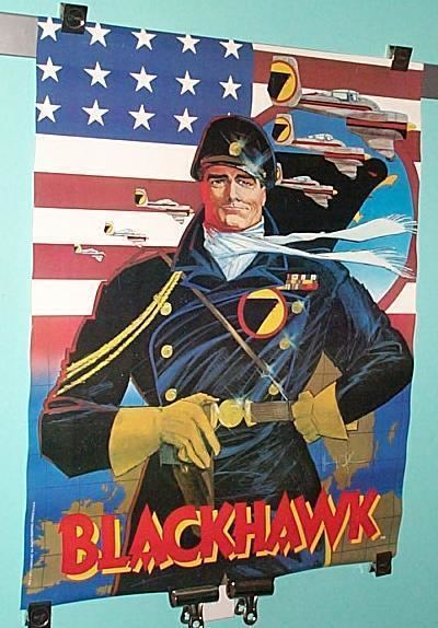 Blackhawk (DC Comics) 1987 DC Comics Blackhawk World War II WWII comic book poster 1980amp