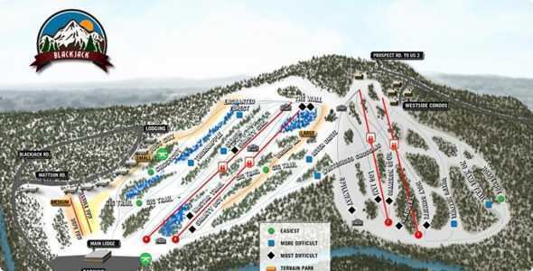 Blackjack Ski Resort (Bessemer, Michigan) Blackjack Ski Resort Michigan Ski amp Snowboard Report