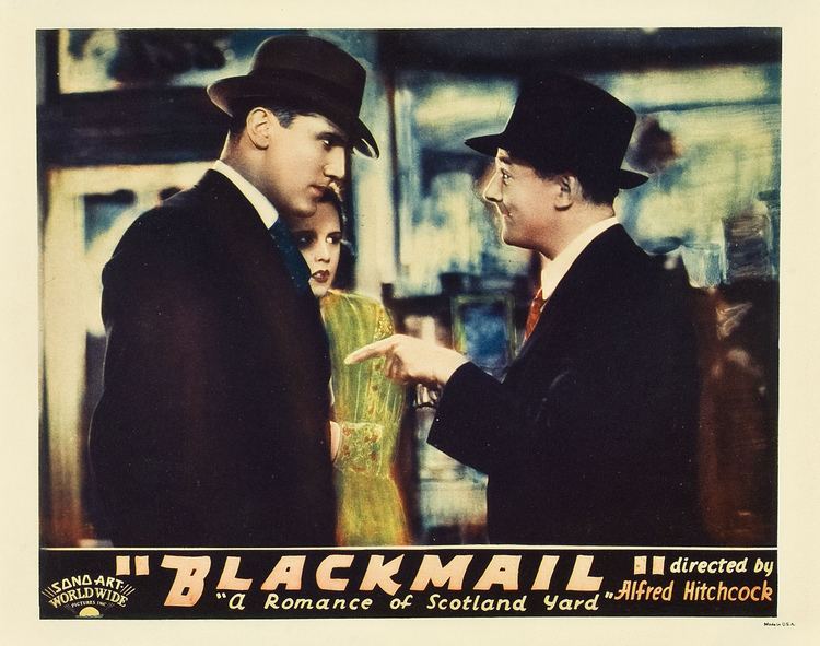 Blackmail (1929 film) Blackmail 1929