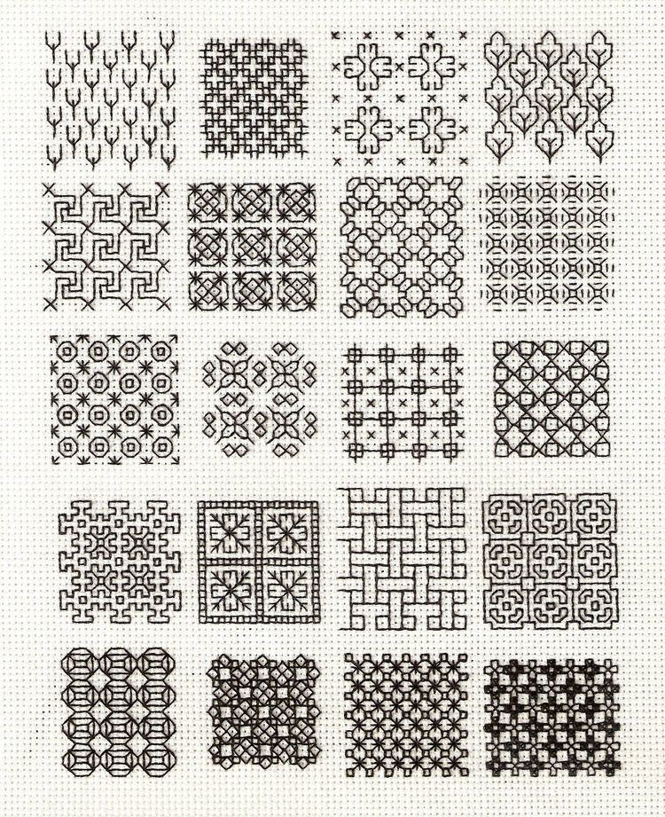 Blackwork 1000 images about blackwork on Pinterest How to work Stitches