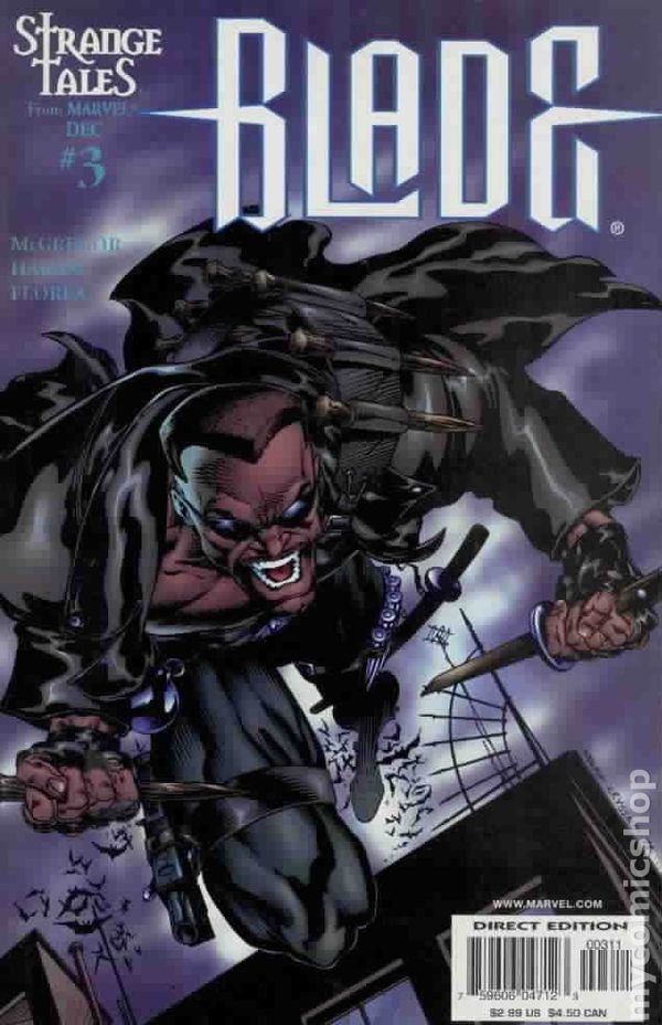Blade (comics) Blade 1998 1st Series Marvel comic books