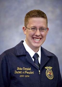 Blake Campbell State FFA Officer Profile Blake Campbell Ohio Ag Net Ohios