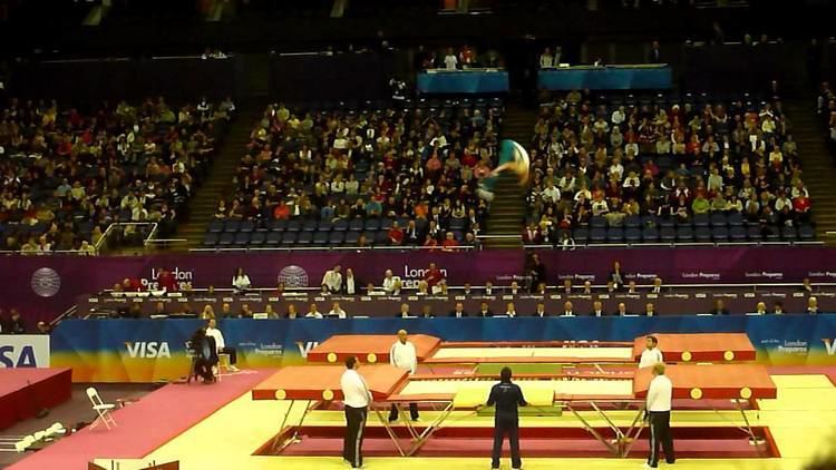 Blake Gaudry Blake GAUDRY Trampoline Final Olympic Test Event YouTube