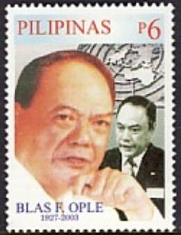 Blas Ople Philippines Stamps Blas Ople