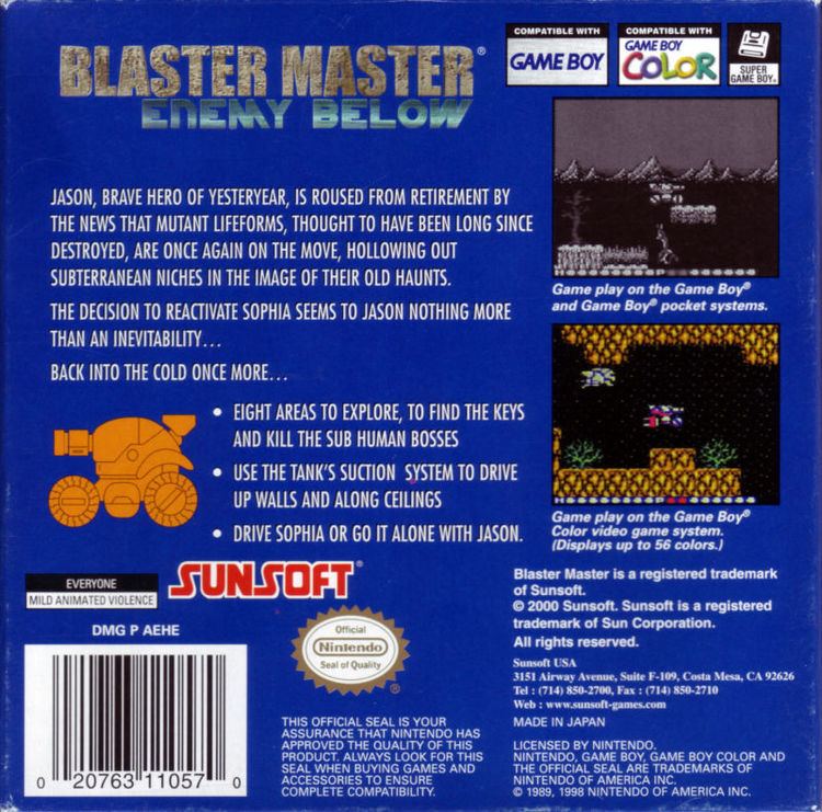Blaster Master: Enemy Below Blaster Master Enemy Below