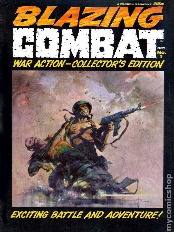 Blazing Combat Blazing Combat 1965 Warren Magazine comic books