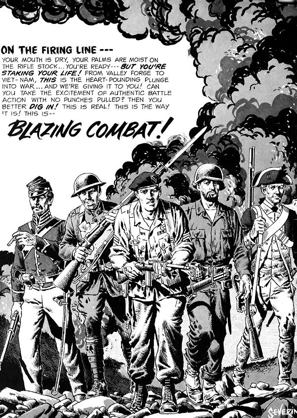 Blazing Combat DIAL B for BLOG THE WORLD39S GREATEST COMIC BLOGAZINE